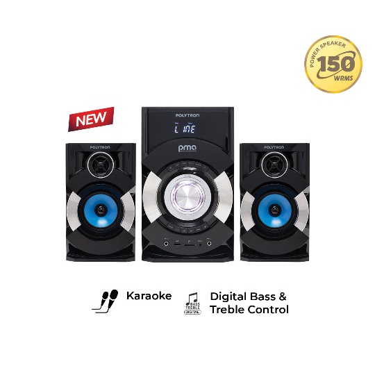 POLYTRON Speaker PMA 9507 /BA Bluetooth Speaker, Karaoke