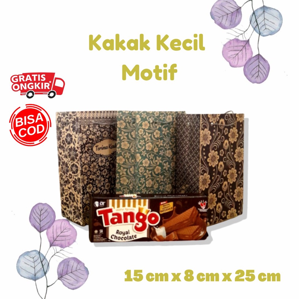 

Paper bag KHUSUS KAKAK KECIL MOTIF BATIK 15 x 7 x 25 / paperbag murah / Tas Kertas kecil kakak mini souvenir kado makanan kue
