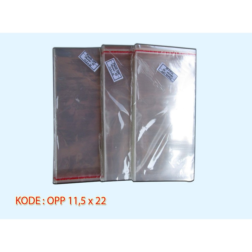 

Plastik Opp Ukuran 11,5 x 22