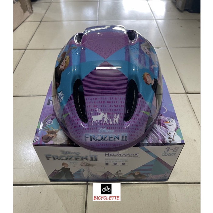 HELM ANAK SEPEDA ELEMENT FROZEN KECIL LIPAT MINI