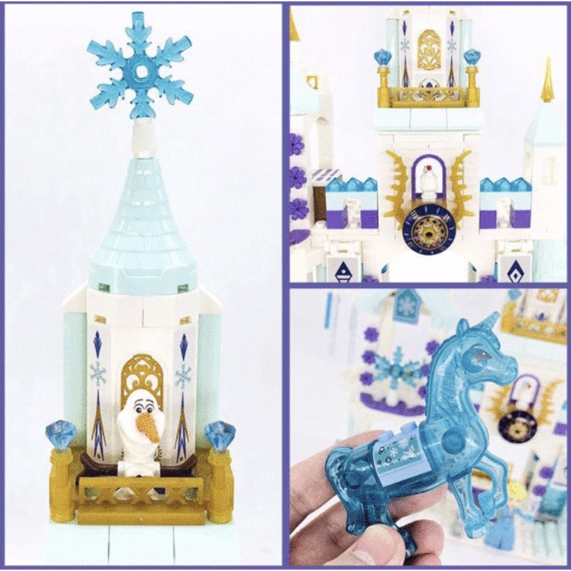 Brick Princess Frozen Snow Castle Set Compatible 360 Pcs