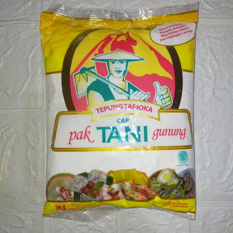 

CAP PAK TANI GUNUNG TEPUNG TAPIOKA / SAGU 500g Warung Online