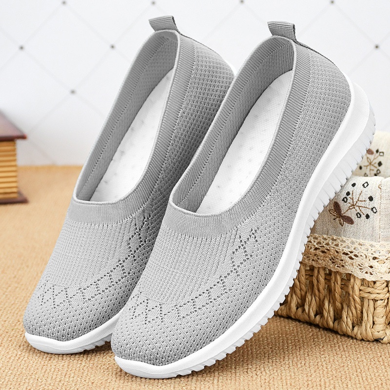 TBIG [COD] Sepatu Slip On ELENASHOES Import Shoes Wanita Sepatu Korea Style Sekolah Kuliah