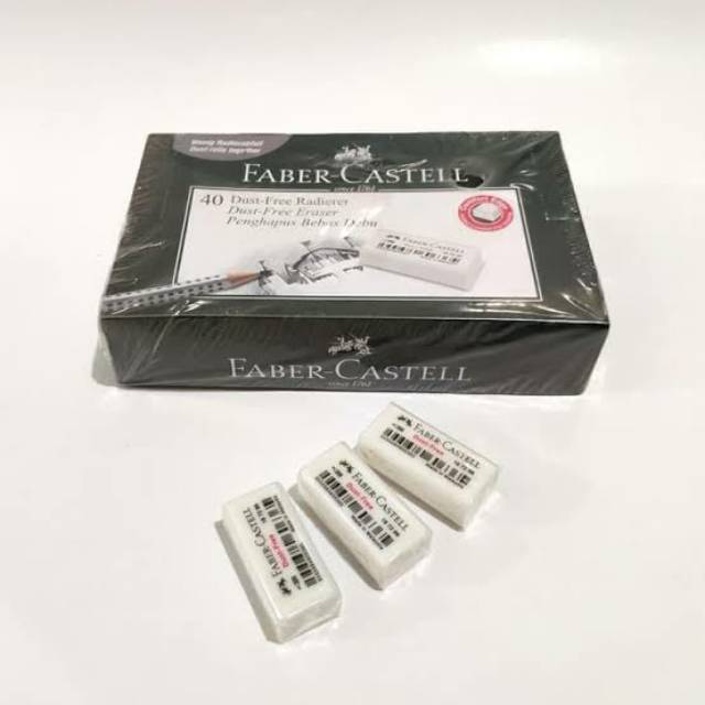 

Penghapus Faber Castell bebas debu Warna Putih / Faber-Castell Eraser