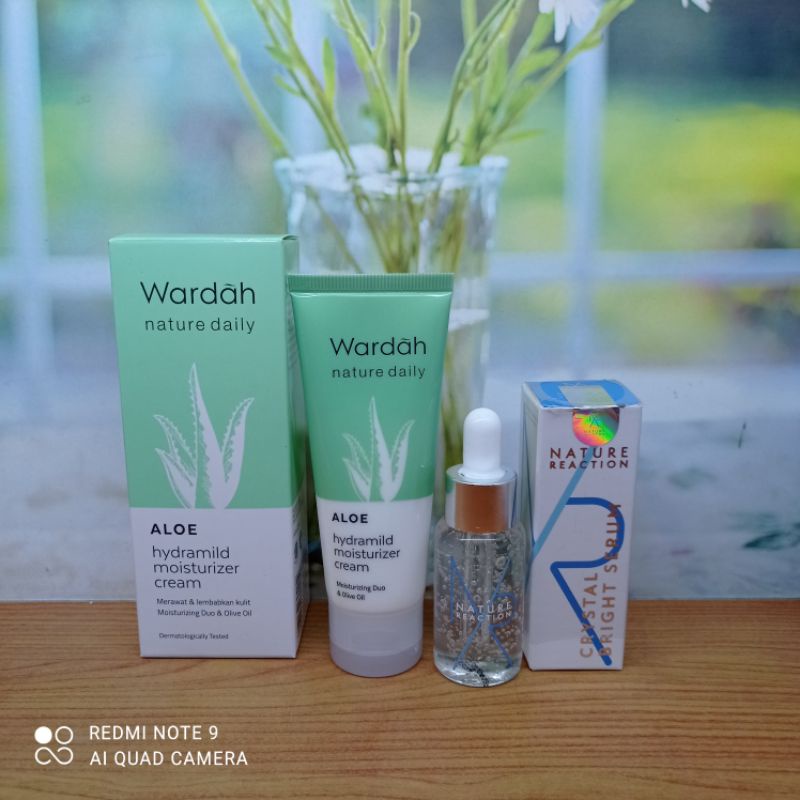 SERUM N/R & Moisturizer Hidramild Aloe vera Wardah