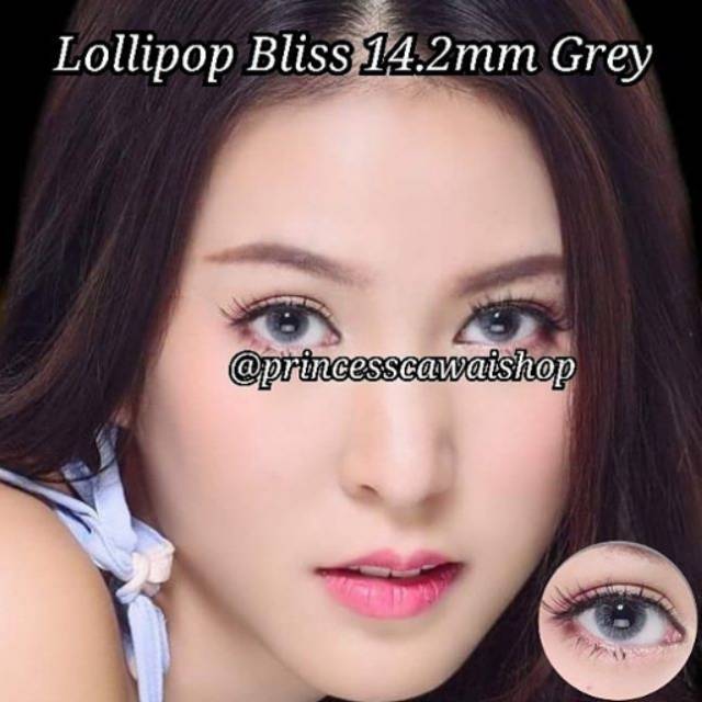 

Softlens lollipop bliss grey 14.2mm