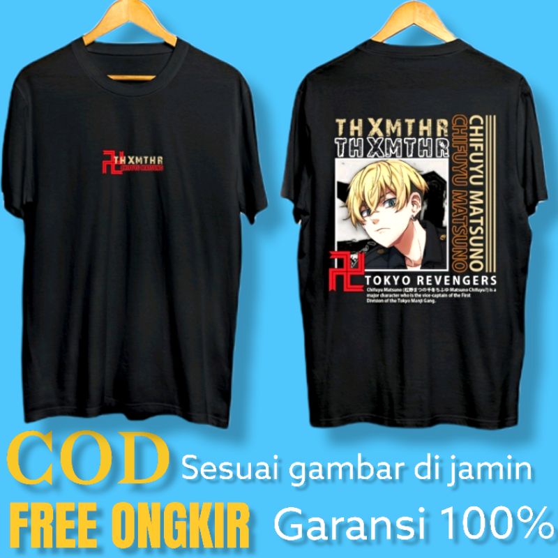 KAOS CHIFUYU MATSUNO ANIME MANGA TOKYO REVENGERS TOKYO MANJI BAJU JEPANG COSPLAY JEJEPANGAN JAPAN TM