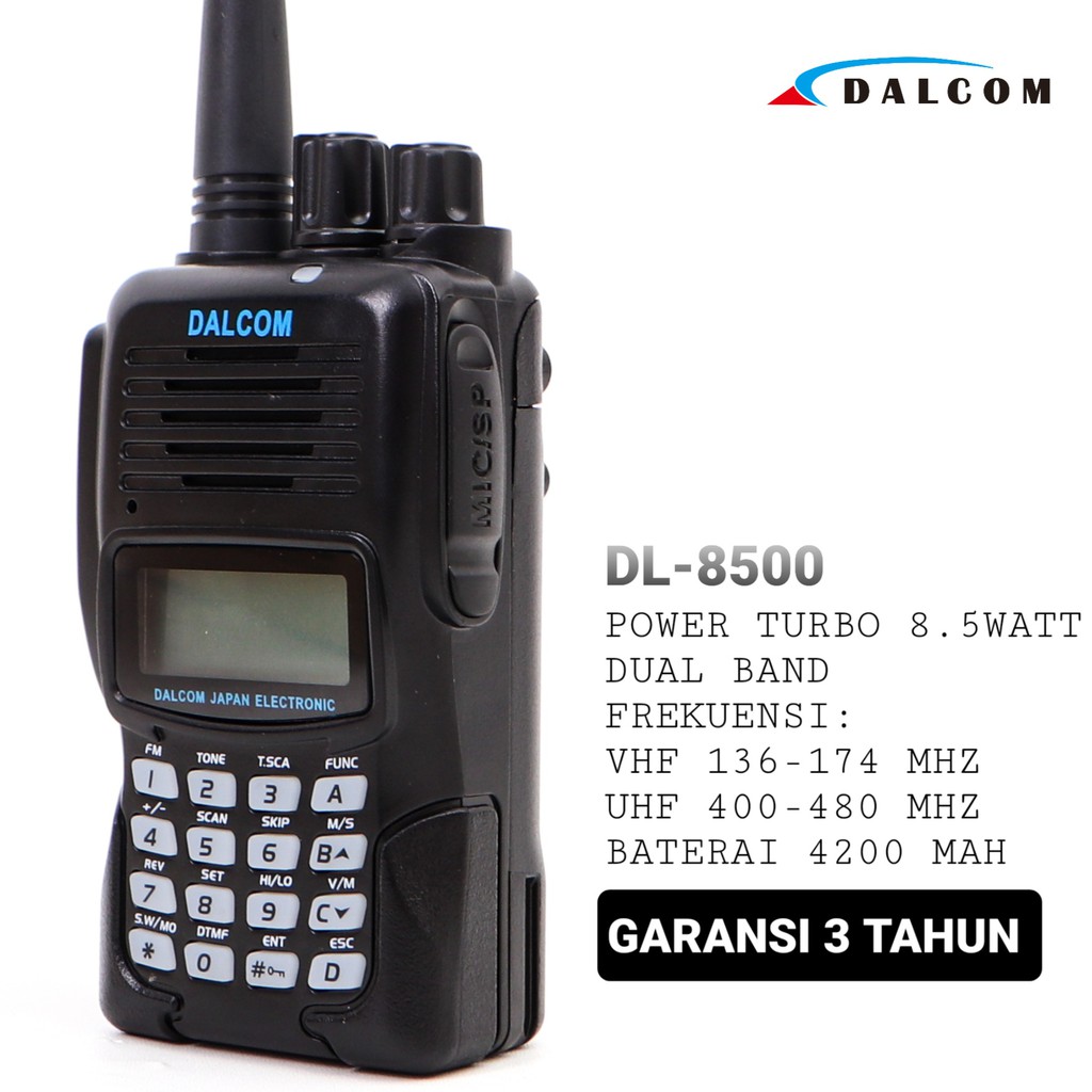 HT DALCOM JAPAN DL-8500 POWER 8.5W DUAL BAND