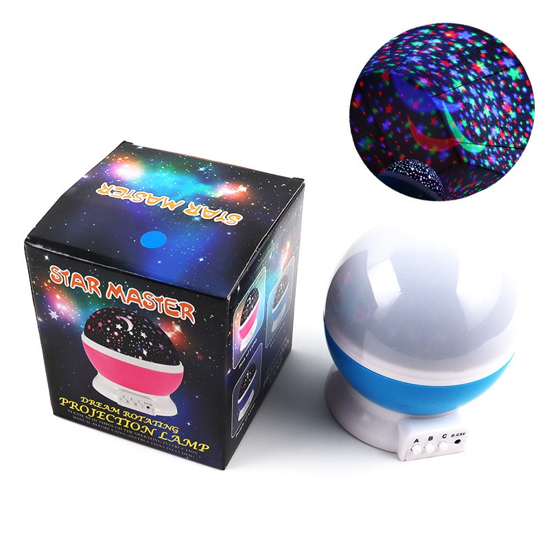 Lampu Tidur Bulan Bintang Proyektor Lampu Tidur Dream On Star Moon