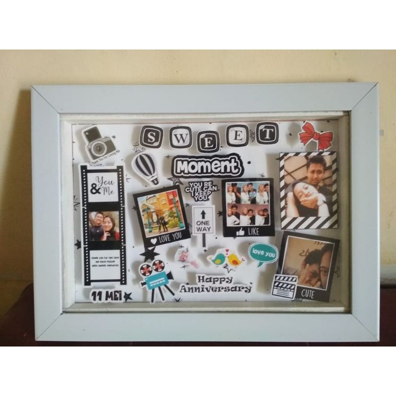 Scrapframe | Frame 3d 20x30 | |Pop Up | Kado unik
