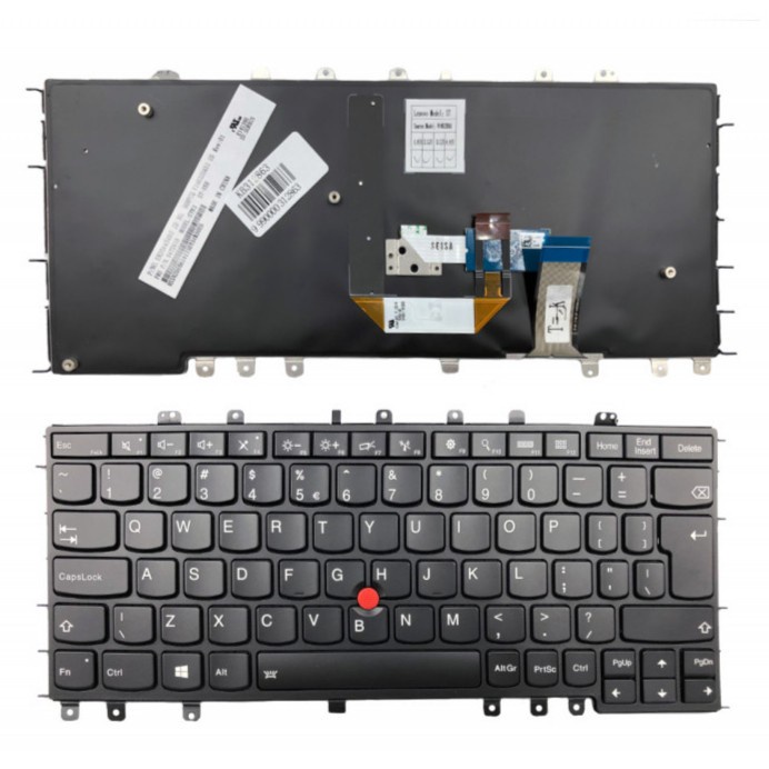 Keyboard Laptop Lenovo IBM ThinkPad Yoga S1 12 S240 20C0 20CD - NEW BERGARANSI