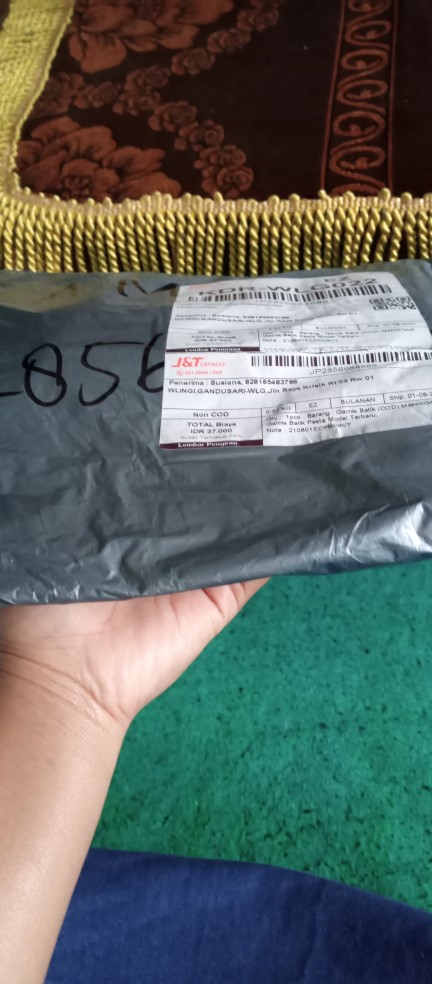 Gamis Batik (cod) Manggar Gamis Batik Pesta Model Terbaru