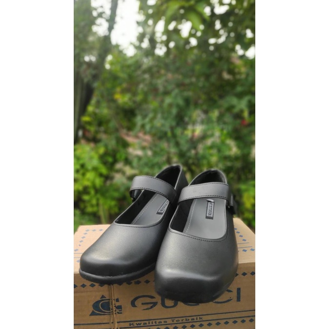Premium Product Sepatu Pantofel Wanita Fantofel Kantor Paskibra Sekolah Gucci - Paling Diminati
