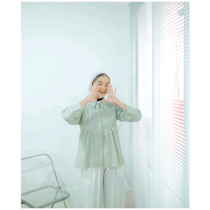 ATASAN WANITA - KEMEJA - ALANA SHIRT - PAKAIAN WANITA - KOREAN STYLE
