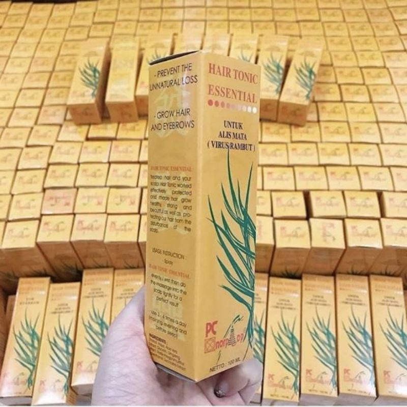 hair tonic essential kuning menumbuhkan rambut rontok parah