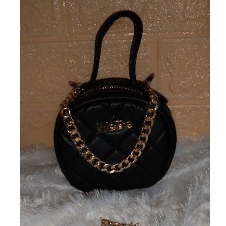 TAS SELEMPANG BULAT WANITA MINI TALI RANTAI