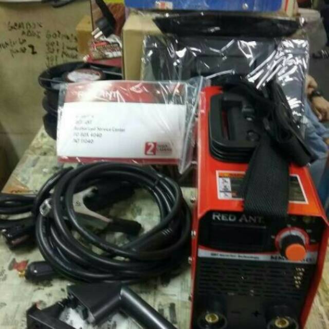 MESIN LAS INVERTER RED ANT 160A IGBT MESIN LAS PORTABLE