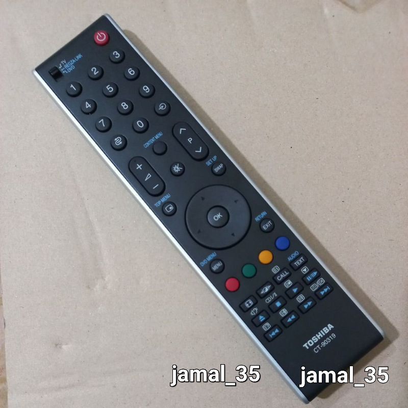 REMOTE REMOT TV LCD LED TOSHIBA CT-90319 ORIGINAL ASLI