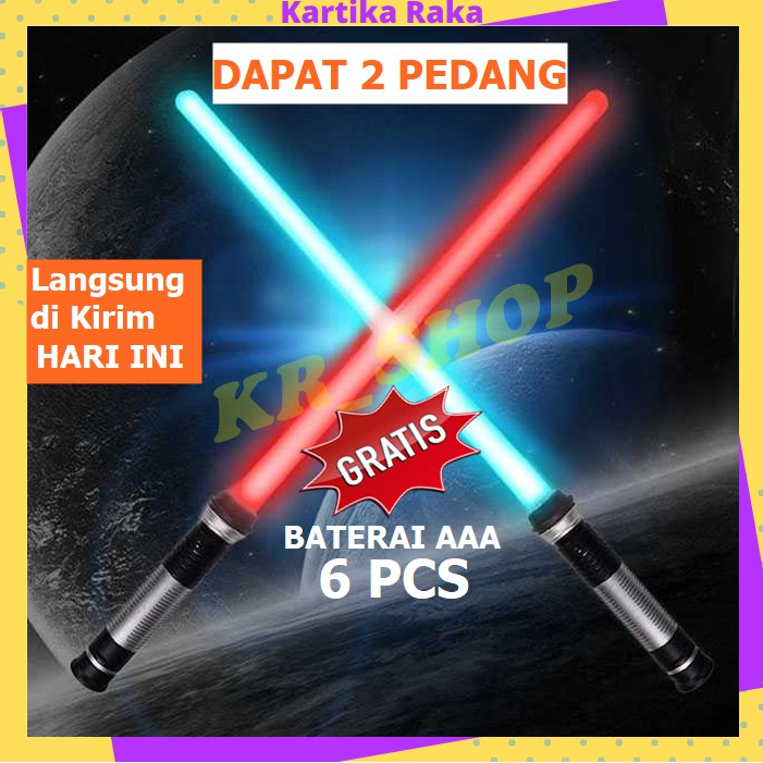 KR Pedang Mainan Double Bladed Lightsaber Star Wars - 288