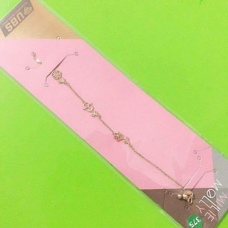 Gelang serut linea love rose bunga kadar 375 UBS