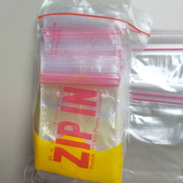 

Plastik 5x8 klip clip tik 5 x 8 zip in isi 100pcs 100 pcs 5cm x 8cm 5cmx8cm jepret cepret