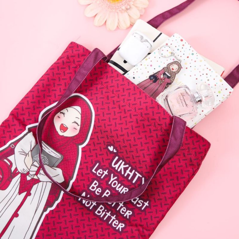 Totebag Unyu Muslimah by tas una