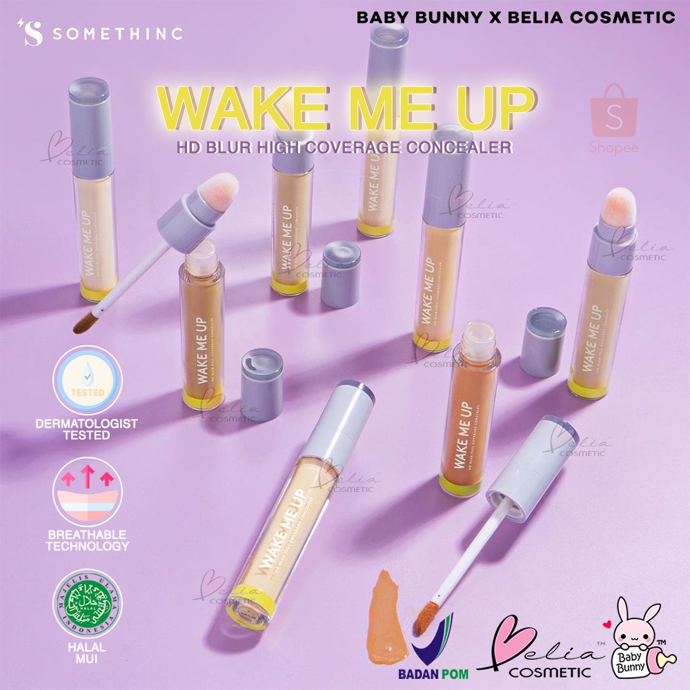 ❤ BELIA ❤ SOMETHINC Wake Me Up HD Blur Full Coverage Concealer Corrector | BPOM