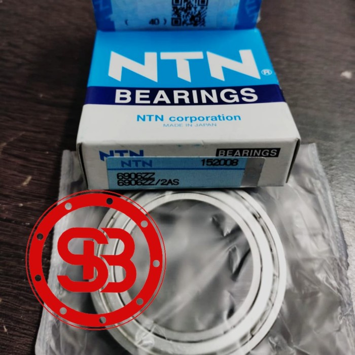 Bearing / Laker / Laher NTN 6906ZZ tutup besi 6906 zz