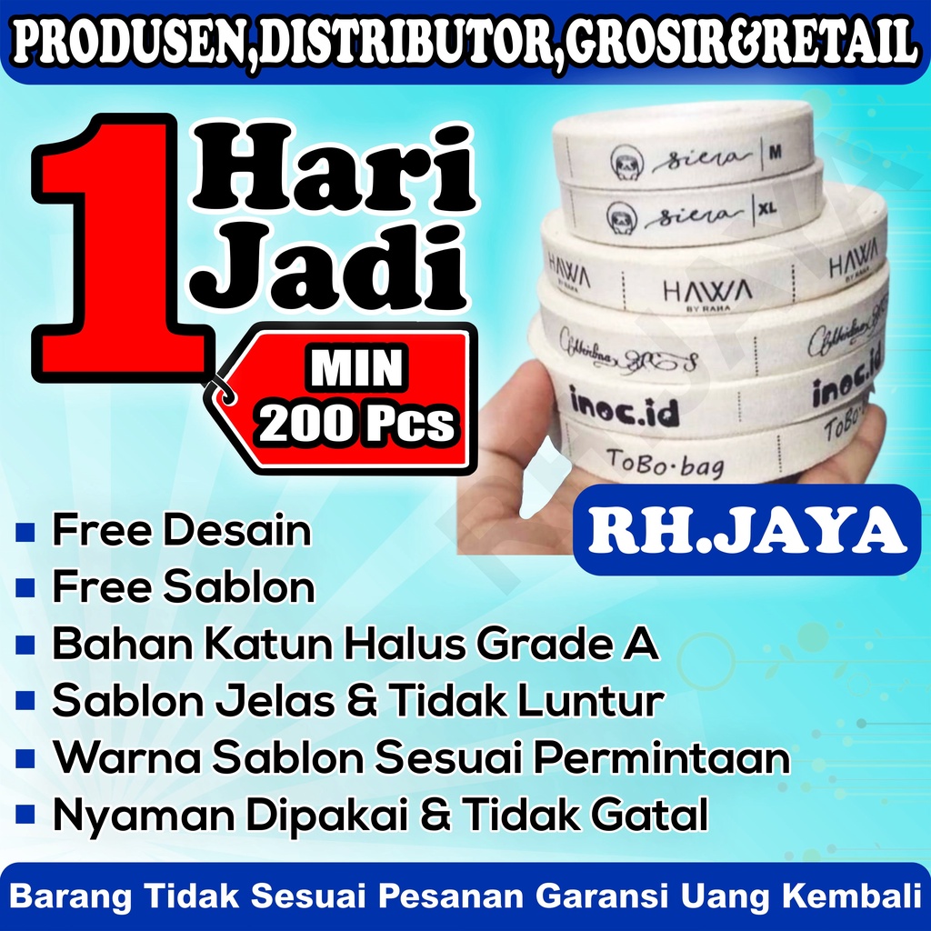 

LABEL BAJU | LABEL PAKAIAN | LABEL HIJAB