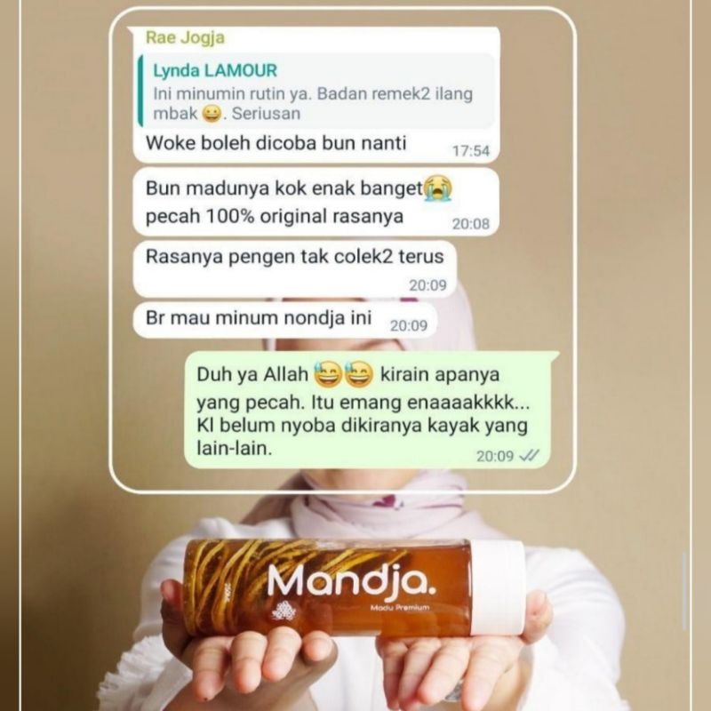 

MANDJA by Herbalov - Madu Multiflora dan Dried Lemon / Meningkatkan Imun Tubuh Original Alami