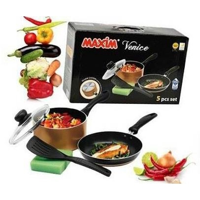Maxim Venice SET 5 pcs / Set Peralatan Masak Cookware