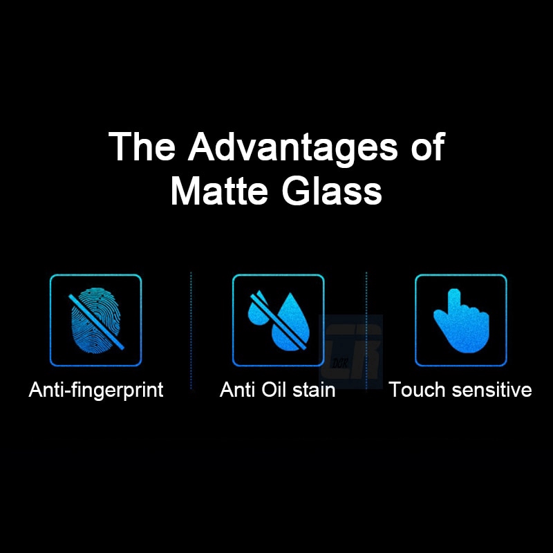 Pelindung Layar Tempered Glass Matte ant-fingerprint untuk Realme 6 Pro