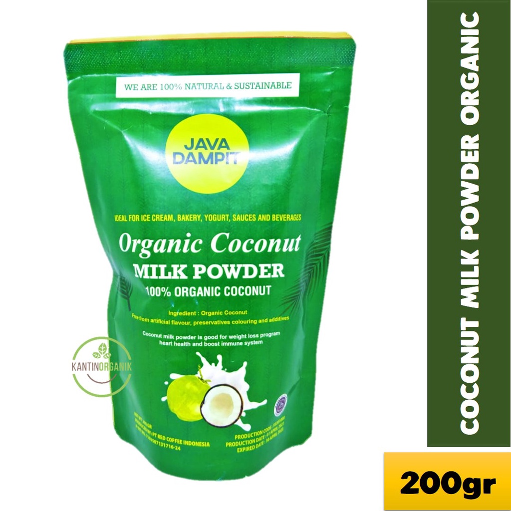 

Coconut Milk Powder Organik Java Dampit 200gr