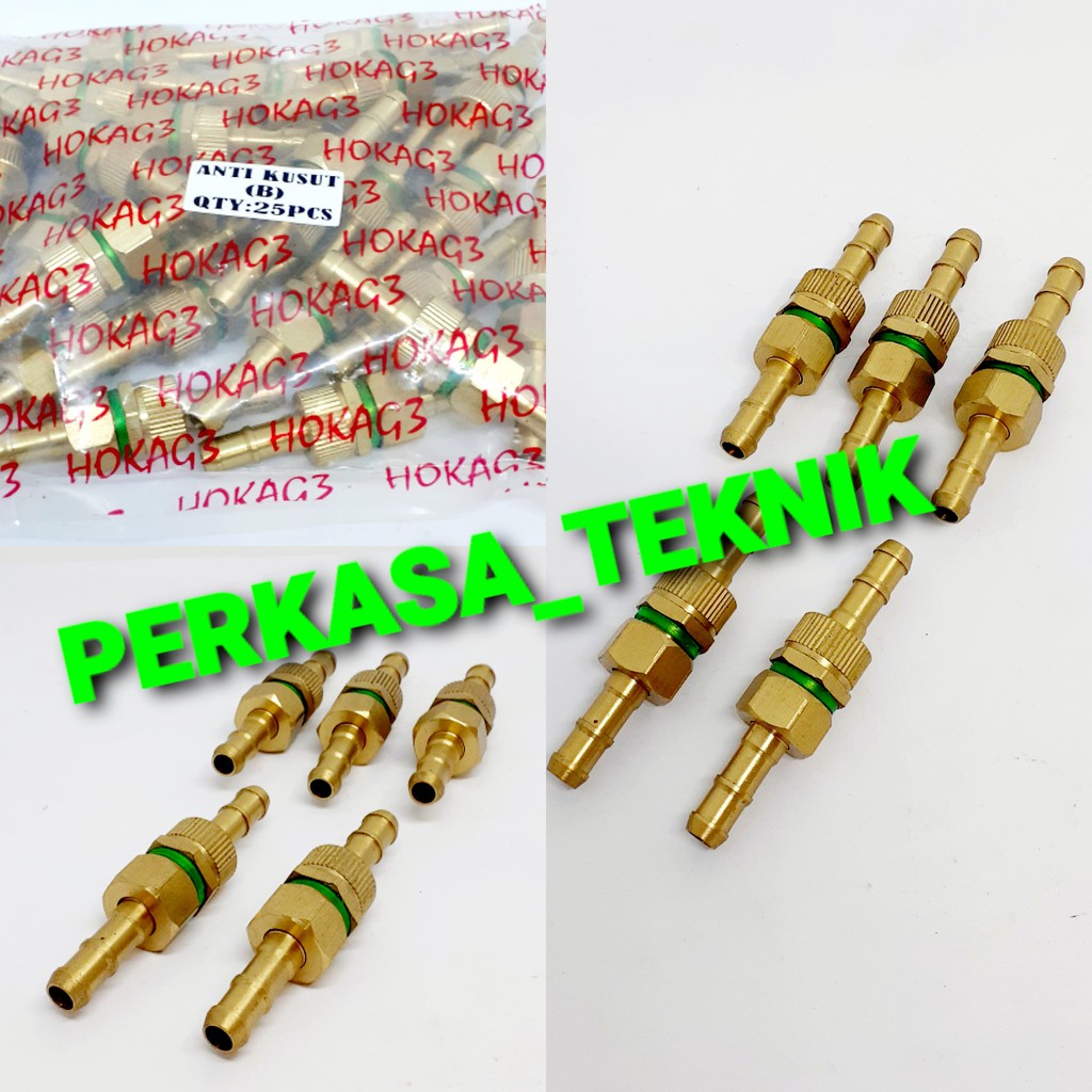 NEPEL SAMBUNGAN SELANG ANTI KUSUT JANTAN BETINA SELANG ANGIN KOMPRESSOR