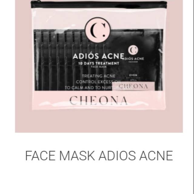 Masker wajah dari cheona seri acne adios