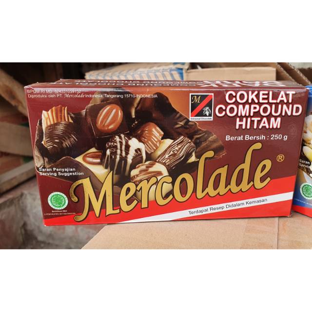 Mercolade Compound Premium 250gr / coklat blok | Shopee Indonesia