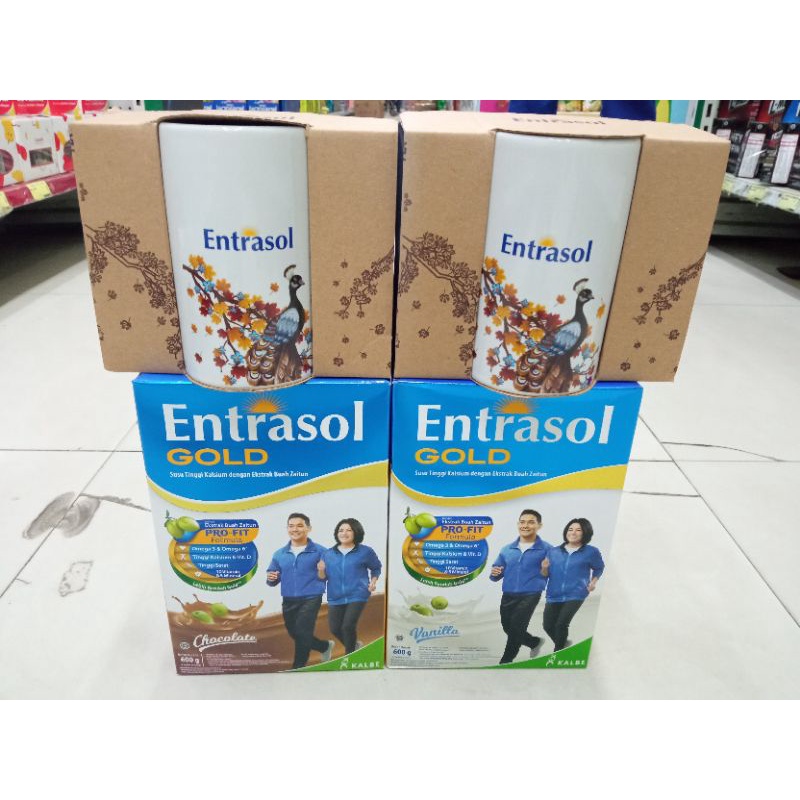 

Entrasol gold vanila / coklat 600gr cut price no gif