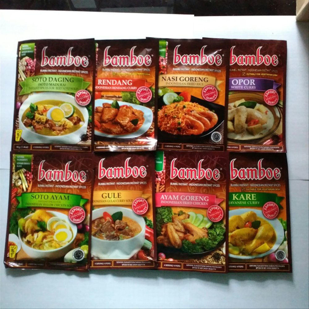 Jual BUMBU DAPUR INSTANT BAMBOE (EXPORT QUALITY) | Shopee Indonesia