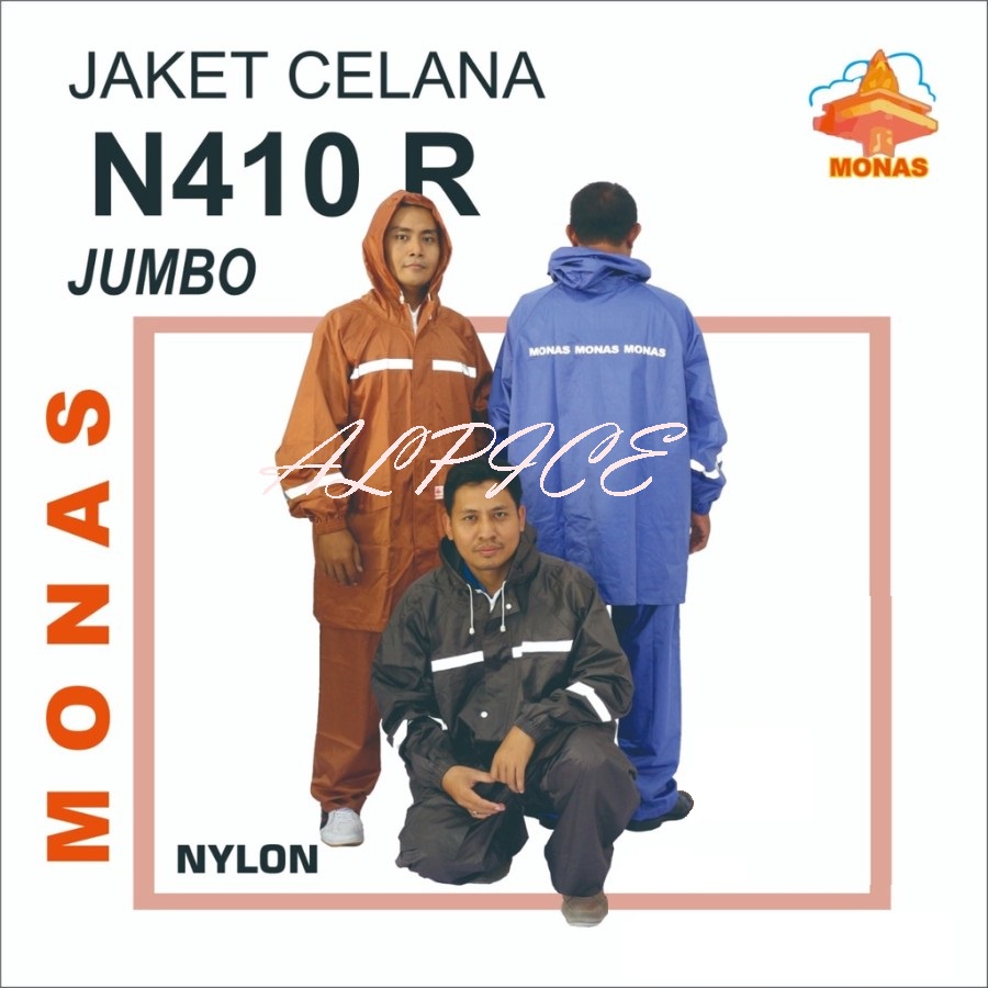 Jas Hujan XXXL Jaket Celana Monas N 410 R