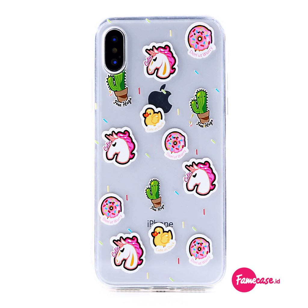 Iphone Case Unicorn Tumblr Donut Casing 6 6s 6 6s 7 8 7 8 X