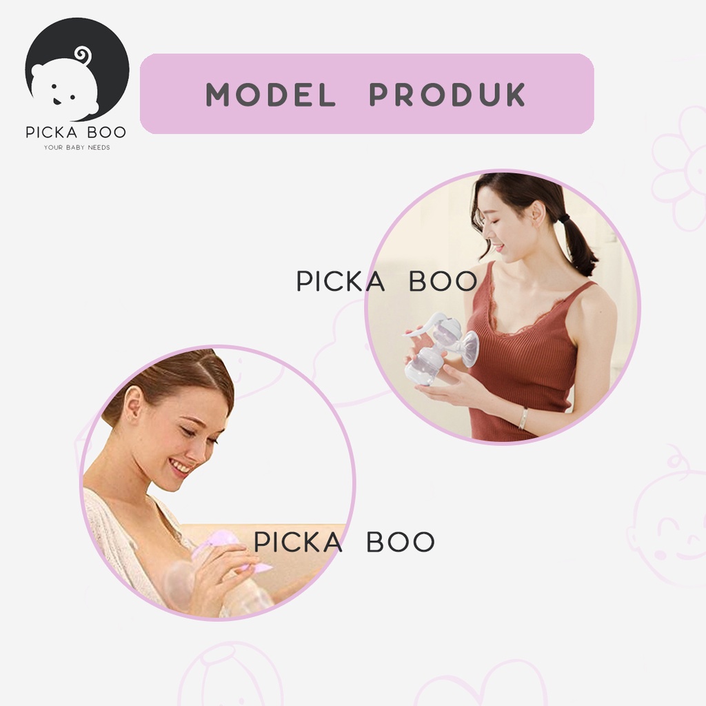 PICKA BOO Pompa Asi Manual Praktis Dibawa Kemana Saja BPA FREE