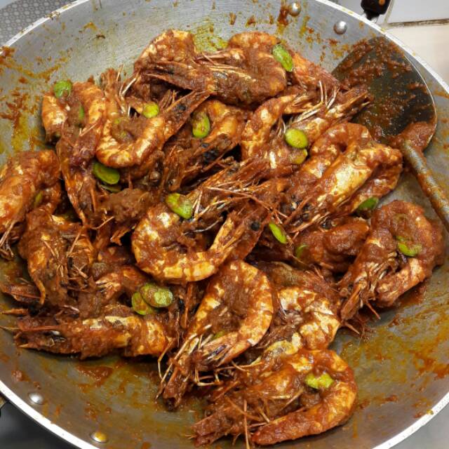 

Udang balado Tidak dpt Petai (petai request) 1 papan petai 10 rbu