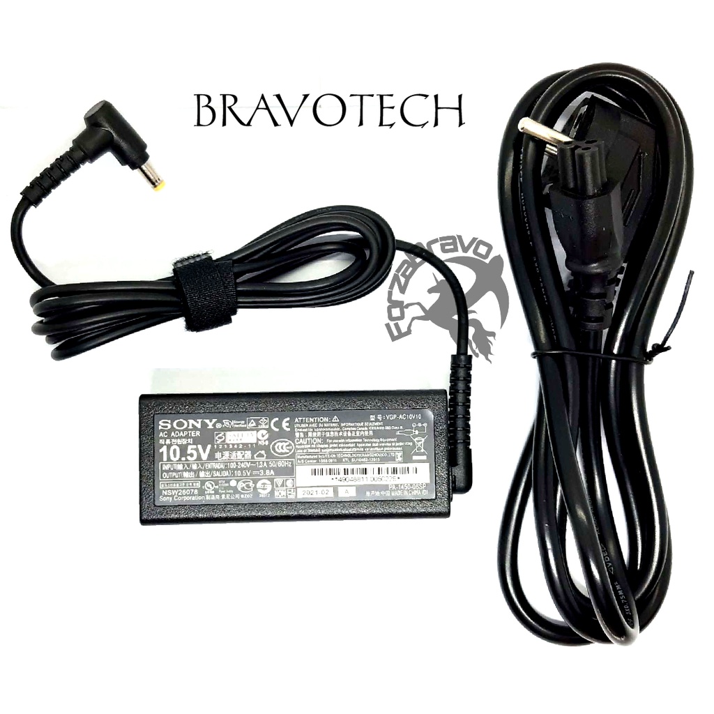 Charger Adaptor CASAN Laptop Sony SVP112A1CW 10.5V 3.8A 40W 4.8*1.7Mm
