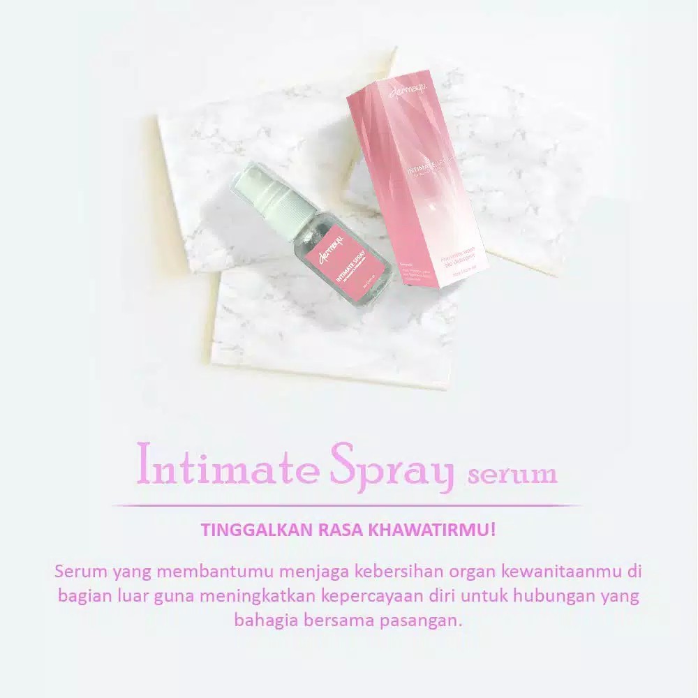 ( ORIGINAL 100% ) BPOM DERMAYU INTIMATE SPRAY PERAPAT MISS V VIRGIN KESET PERAWATAN KEWANITAAN ORI