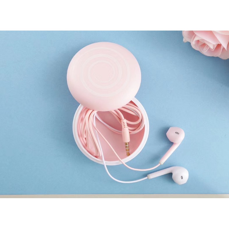 [XY-13] Headset Earphone Permen Candy LOLLIPOP / Wadah Earphone Motif LOLLIPOP Permen Lucu Simple