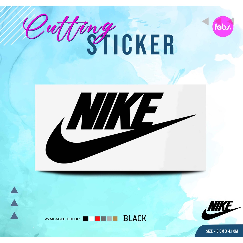 Cutting Sticker Nike Logo | Stiker Cutting Logo Nike | Nike