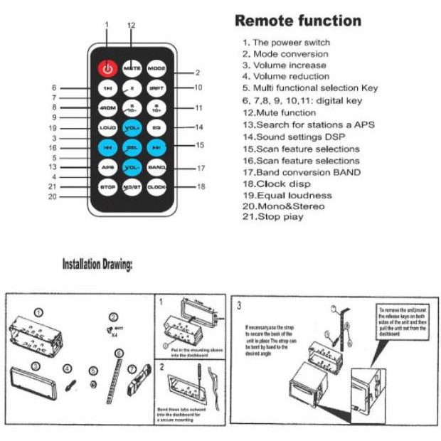 Tape Audio Mobil Bluetooth (KODE 0328)