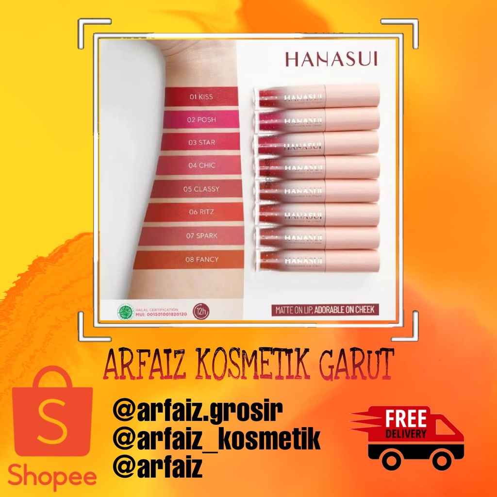 GROSIR - HANASUI - MATTEDORABLE LIPCREAM