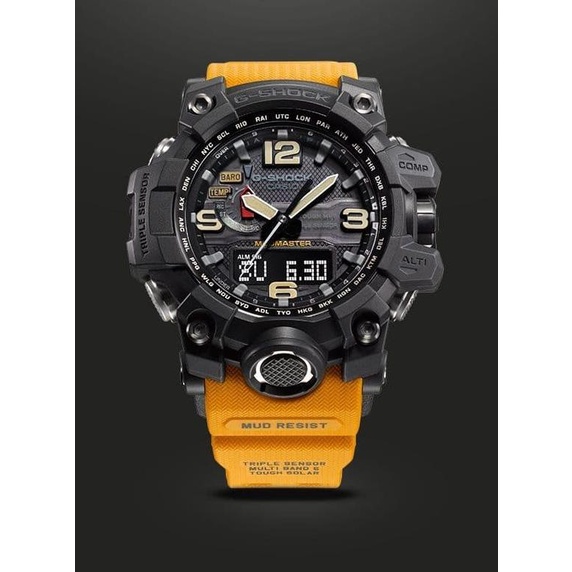 Jam Pria Casio G-Shock GWG-1000-1A9 MUDMASTER Yellow Original BM