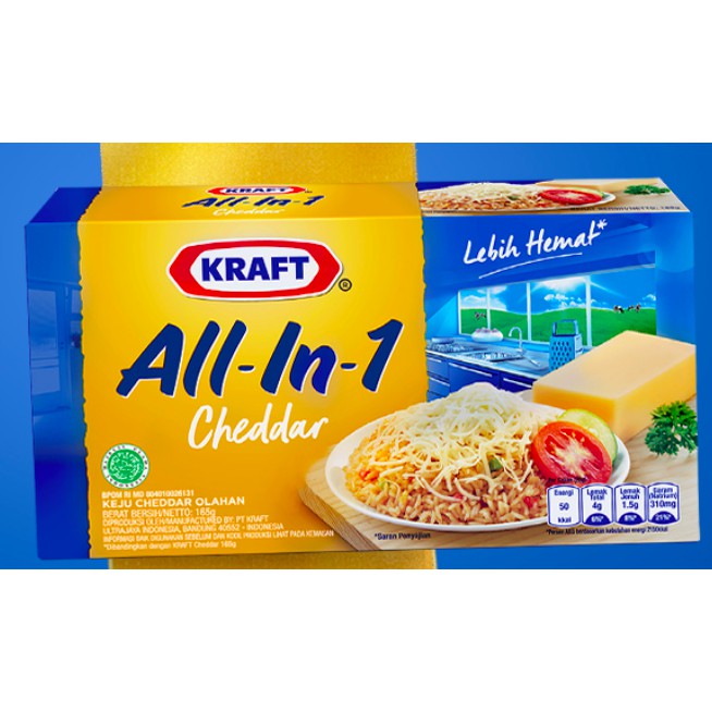 Kraft Meg / Prochiz Gold Cheddar / Emina Keju Serbaguna 160gr Mild Cheese